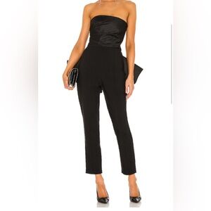 All black women’s jumpsuit. Size 4. Worn once. Solace London